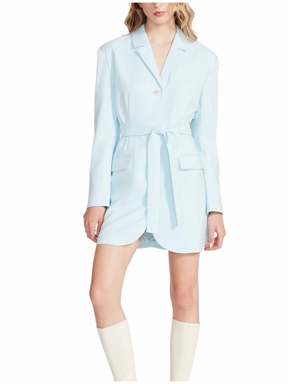 Steve Madden light blue Laila blazer dress